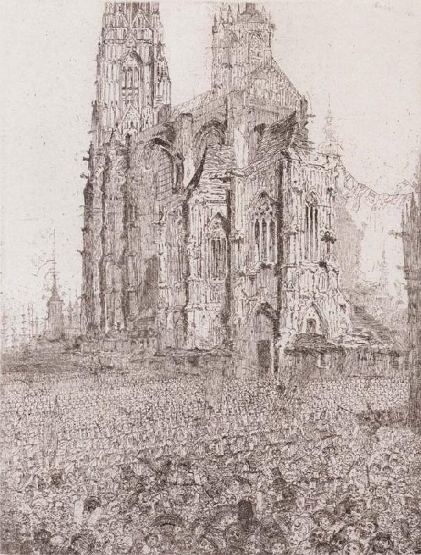 James Ensor The Cathedral France oil painting art